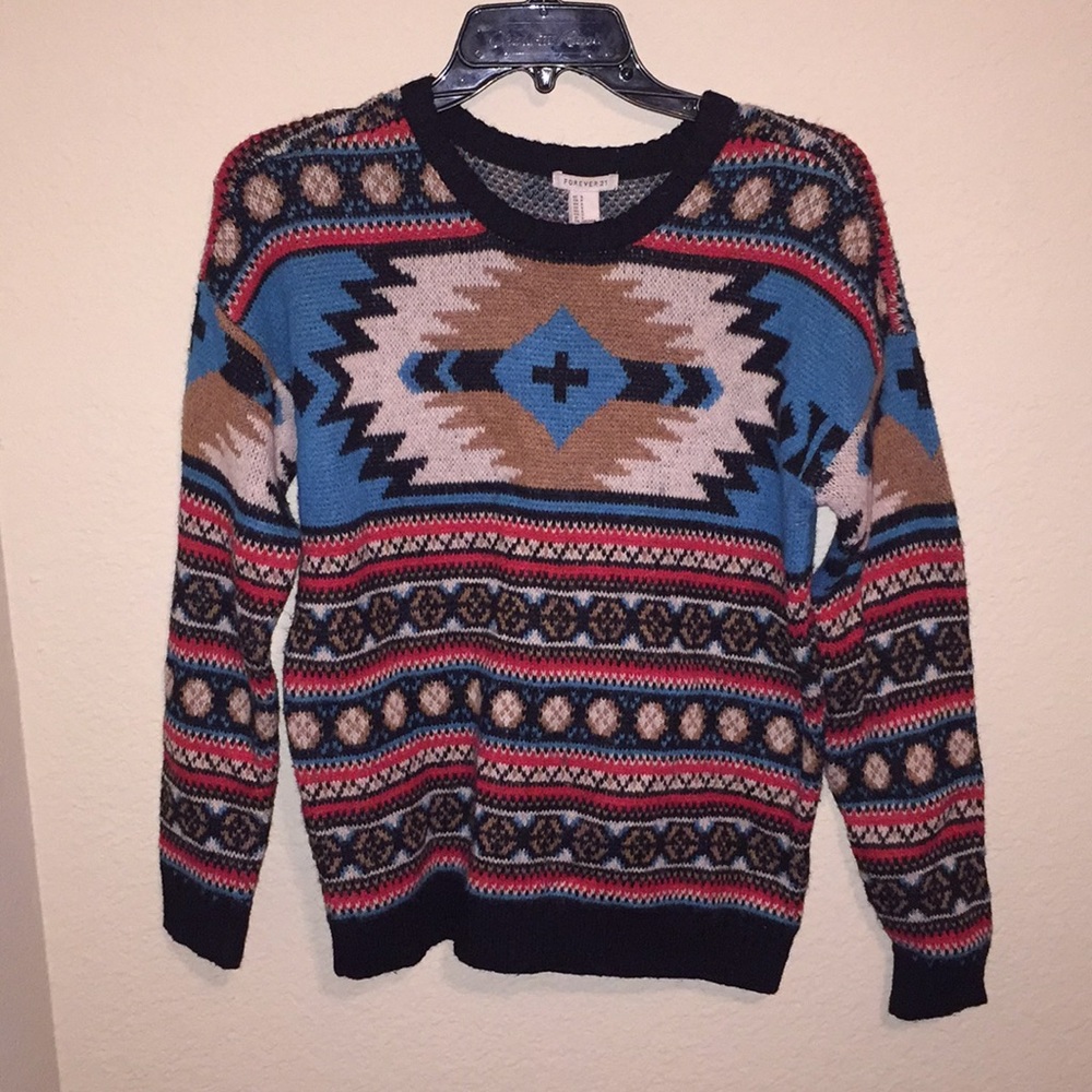 Forever 21 Aztec Sweater